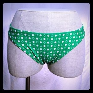 Hot water polka dot Green bikini bottoms swimsuit